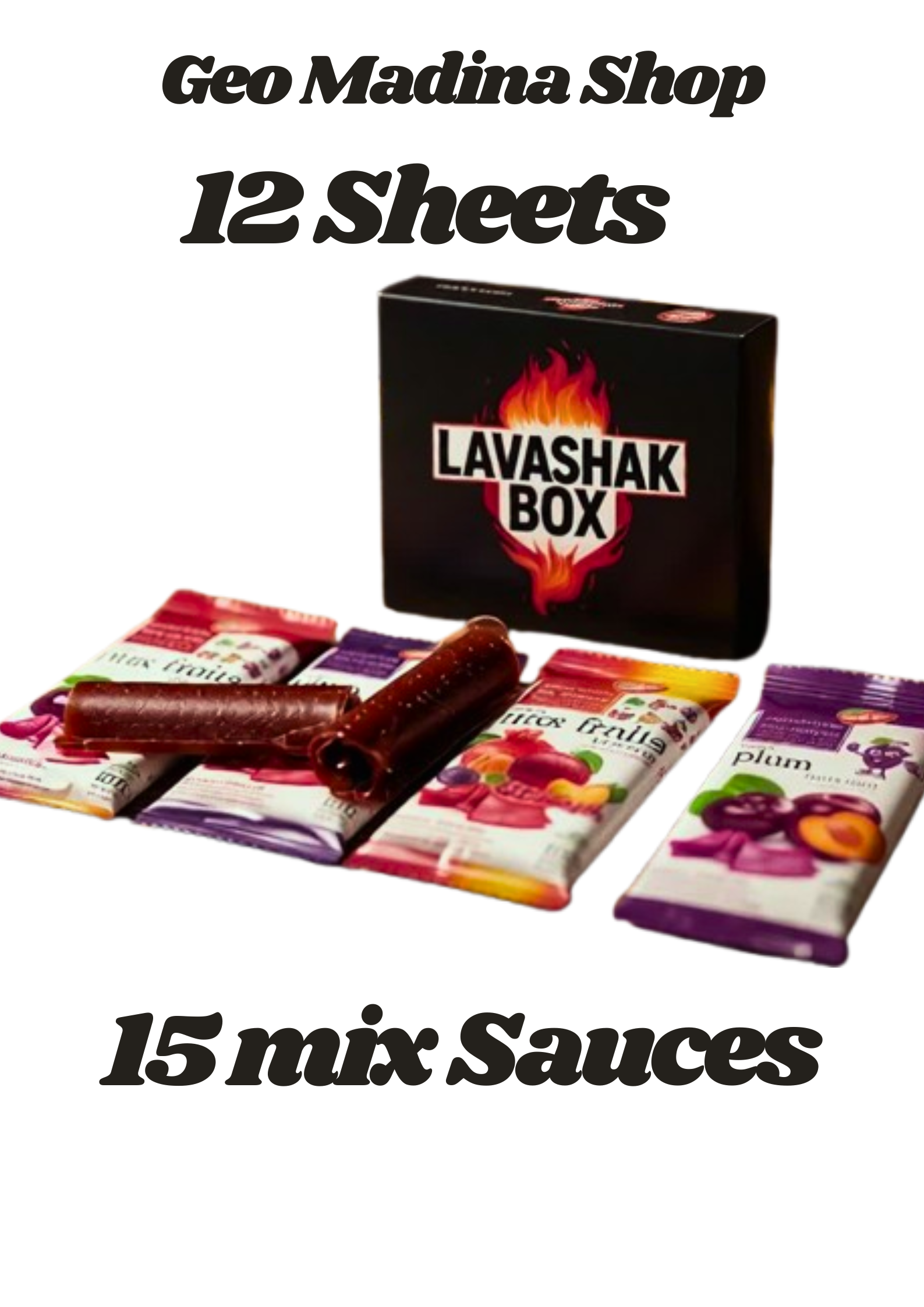 🔥Lavashak Box buy now – 12 Imported Tamarind Fruit Leather Sheets + 15 Sauces #TrendingNow lavashakbox