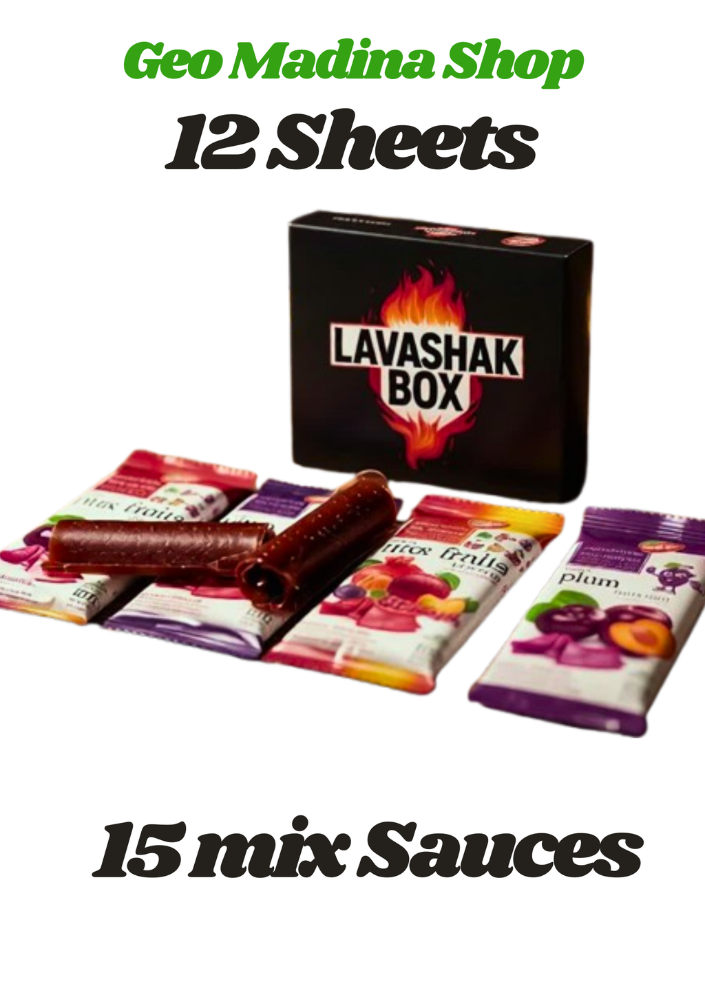 🔥Lavashak Box buy now – 12 Imported Tamarind Fruit Leather Sheets + 15 Sauces #TrendingNow lavashakbox