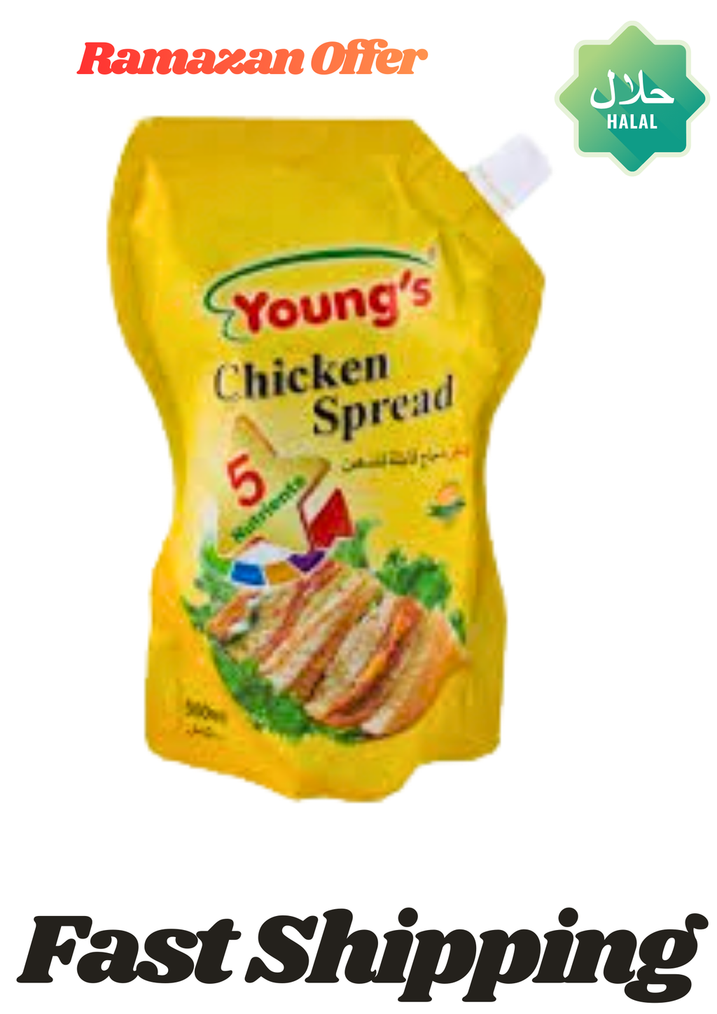 Young’s Chicken Spread Pouch 500ml – Ready to Eat | Buy Online Pakistan lavashakbox