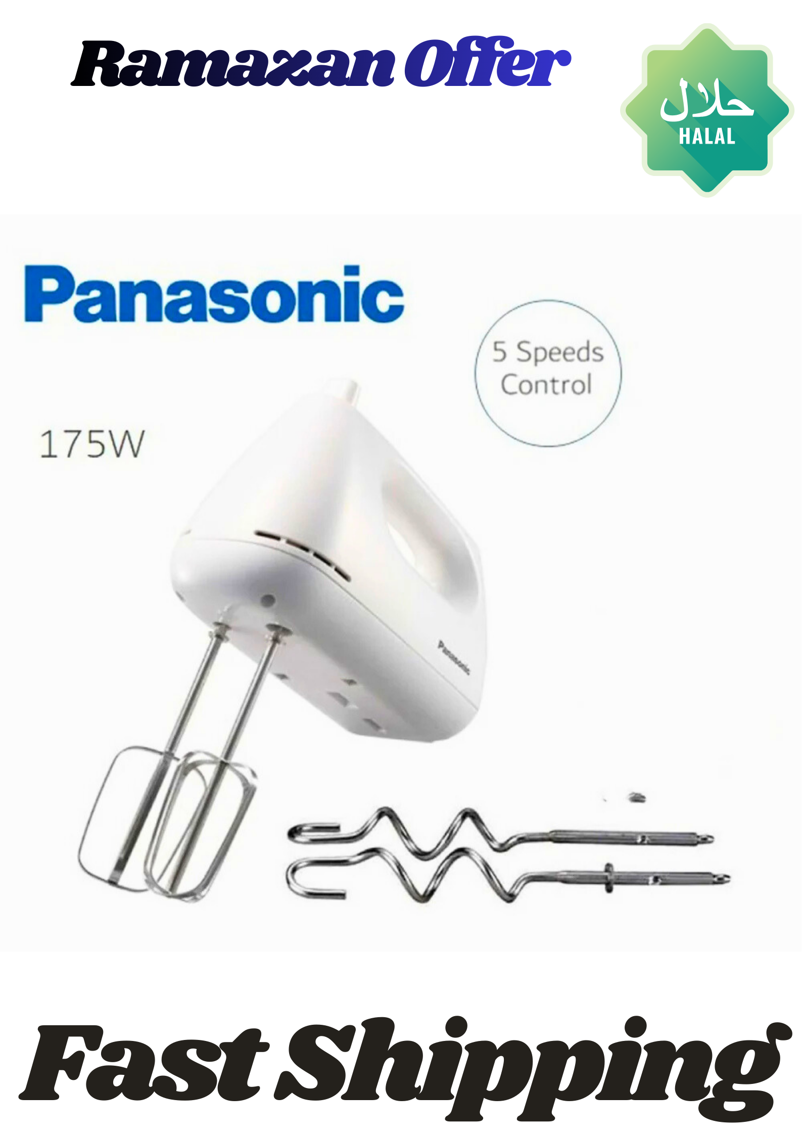 Panasonic Hand Mixer MKGH3 – Powerful Electric Mixer | Buy Online Pakistan lavashakbox