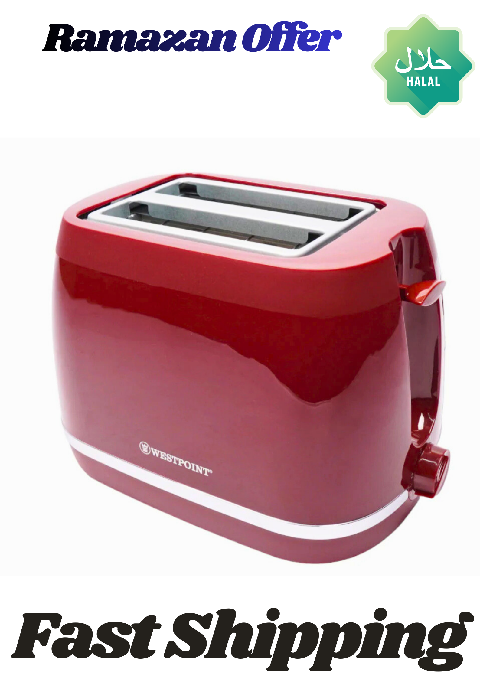 WestPoint Toaster 2589 – 2 Slice Electric Bread Toaster | Buy Online Pakistan lavashakbox