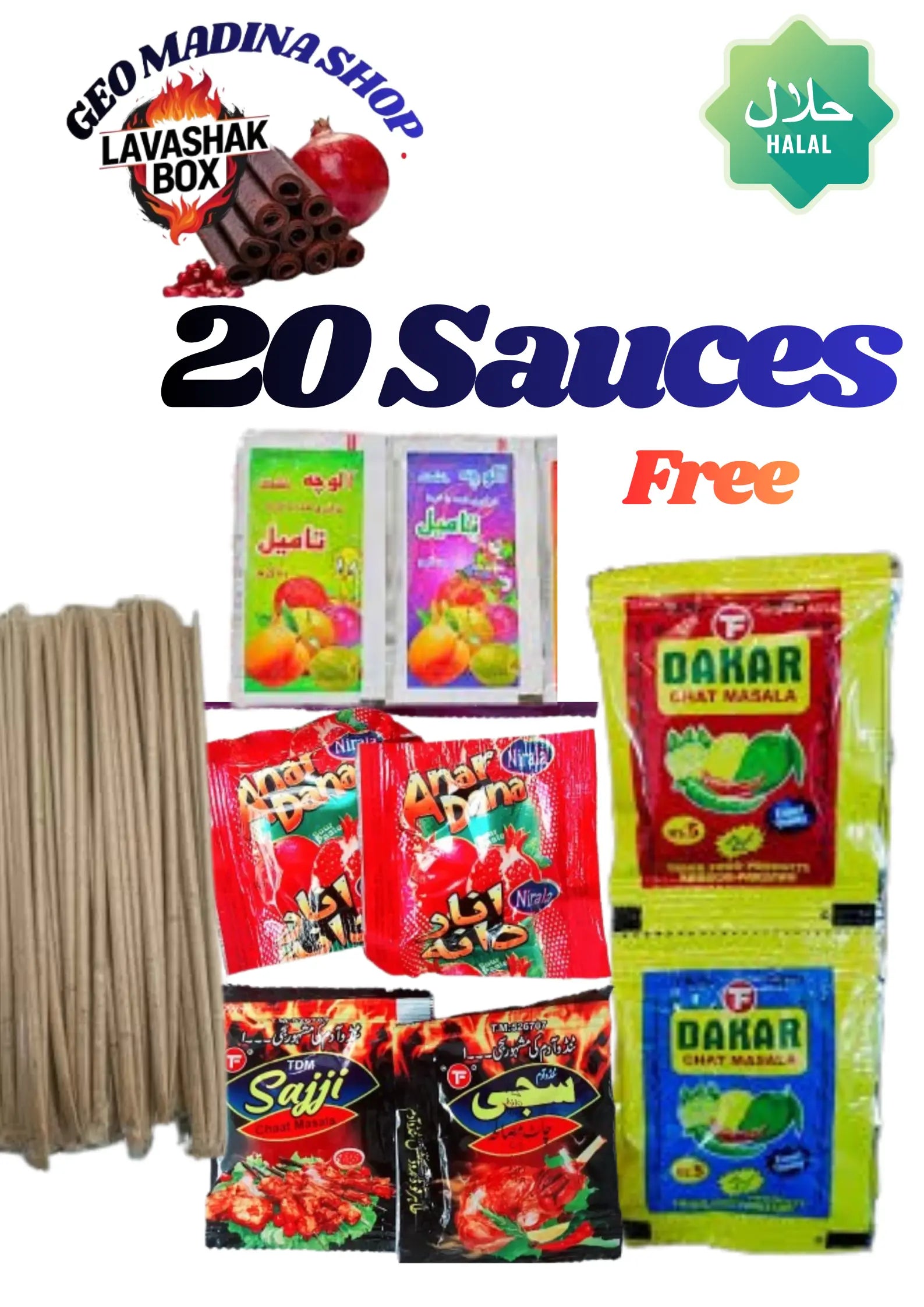 🔥 20 Pcs Lavashak Deal Box Imported sheets Get 20 Sauces FREE - TikTok Famous Snack - Ready to Eat #trendingnow lavashakbox