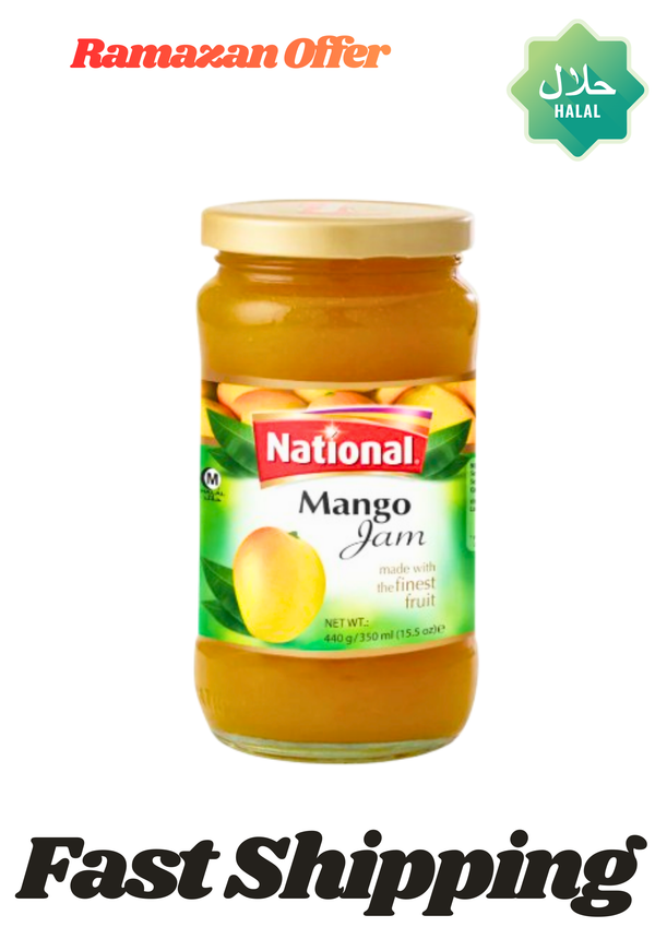 National Mango Jam 440g – Sweet & Delicious Fruit Jam | Buy Online Pakistan lavashakbox