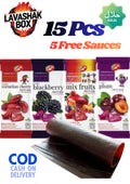 🔥Lavashak Box – 15 Imported Tamarind Fruit Leather Sheets + 5 Sauces Free #TrendingNow lavashakbox