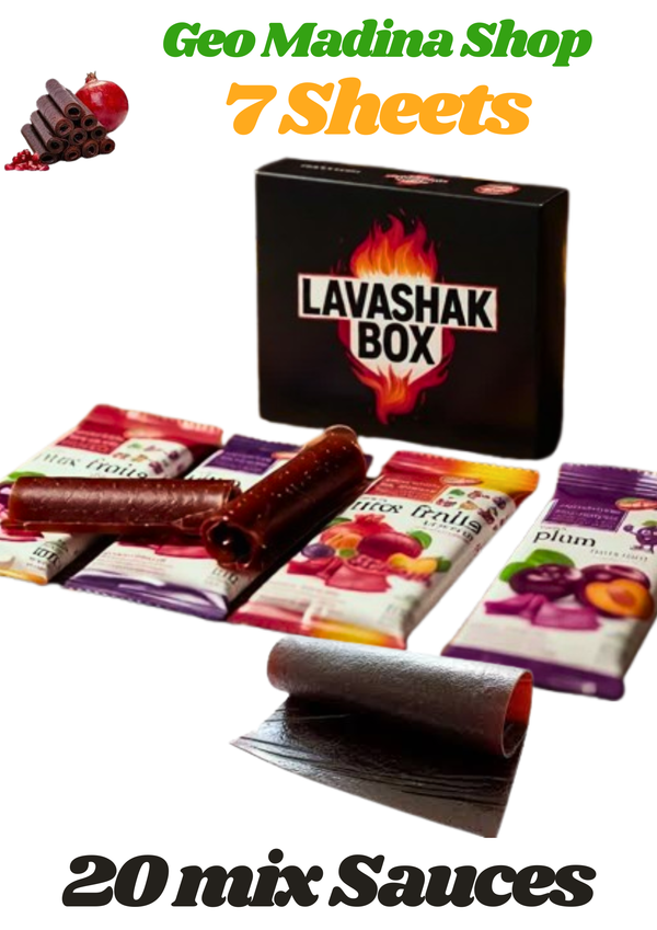 🔥Lavashak Box – Lavashak box- 7 Lavashak imported imili sheets with 20 sauces #TrendingNow lavashakbox