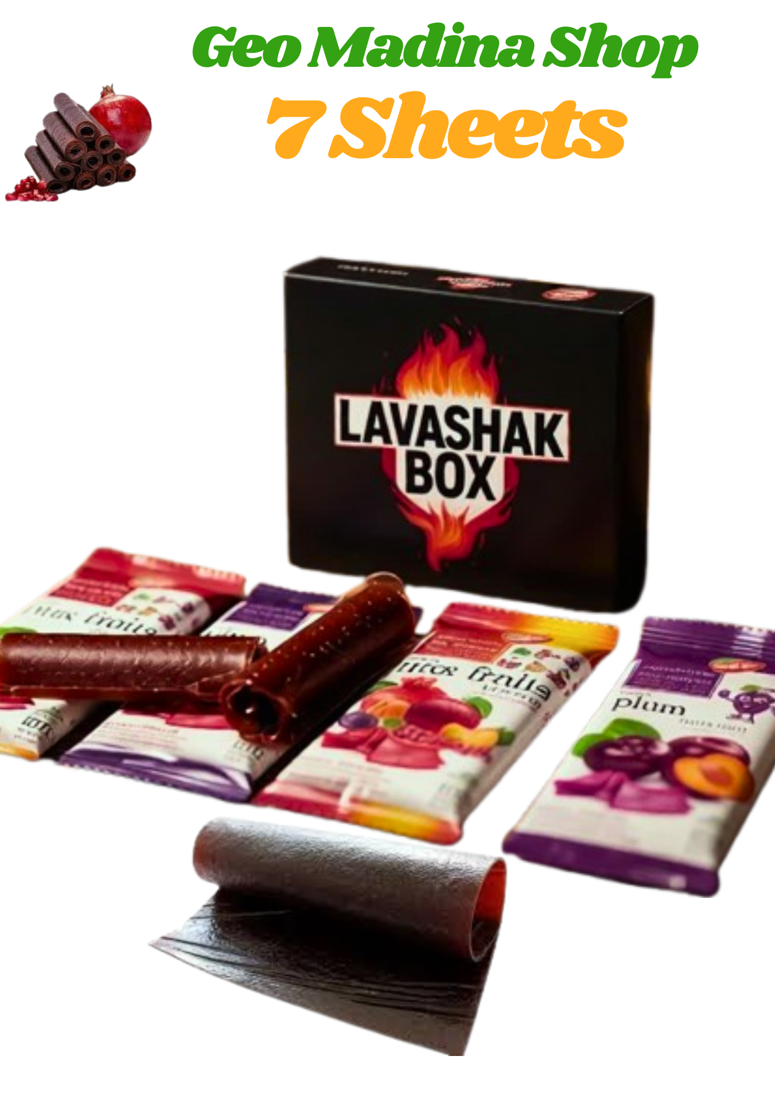 🔥Lavashak Box – Lavashak box- 7 Lavashak imported imili sheets with 20 sauces #TrendingNow lavashakbox