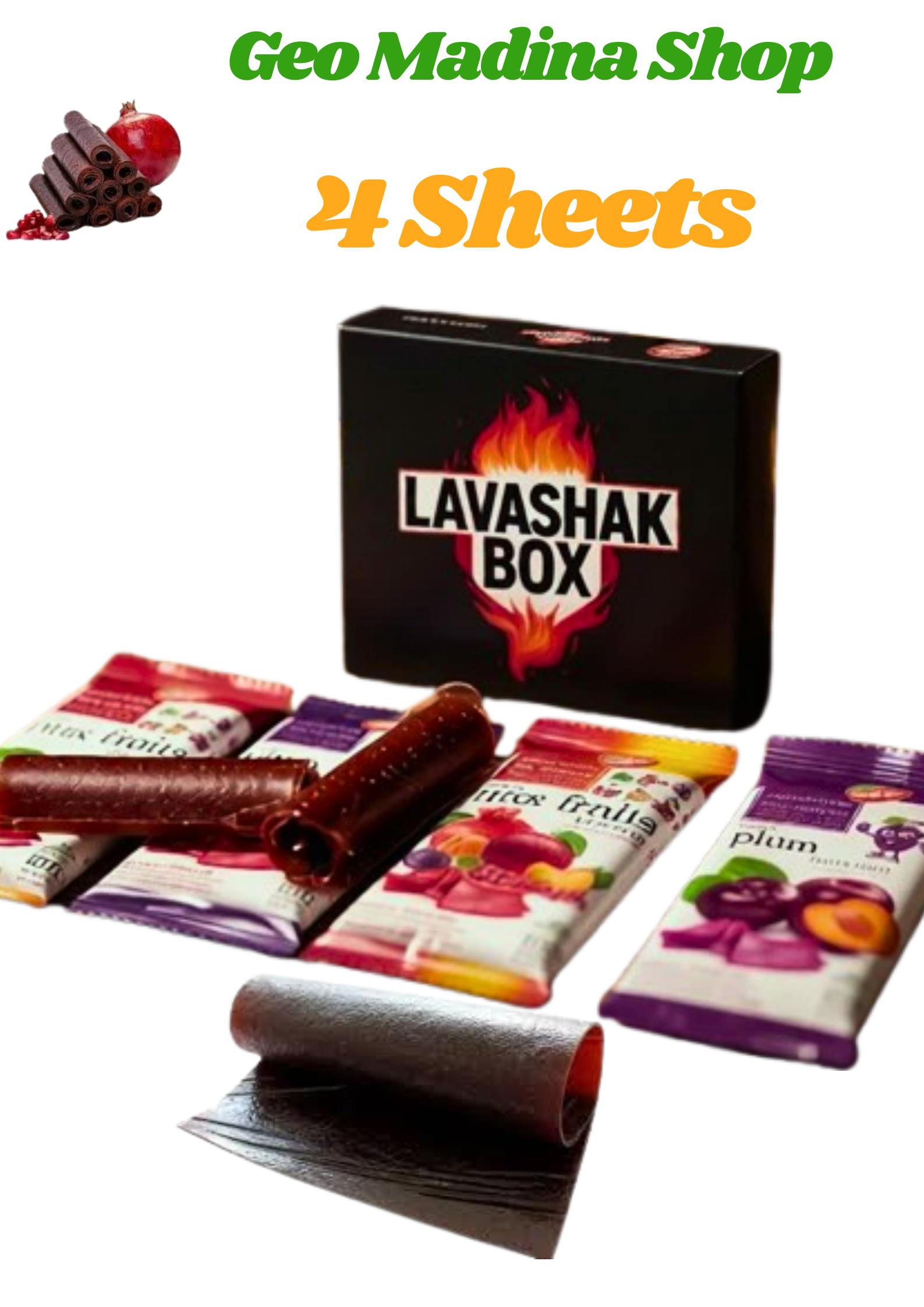 🔥Lavashak Box – Lavashak box 4 Imported lavashak imili sheets with 5 sauces #TrendingNow lavashakbox