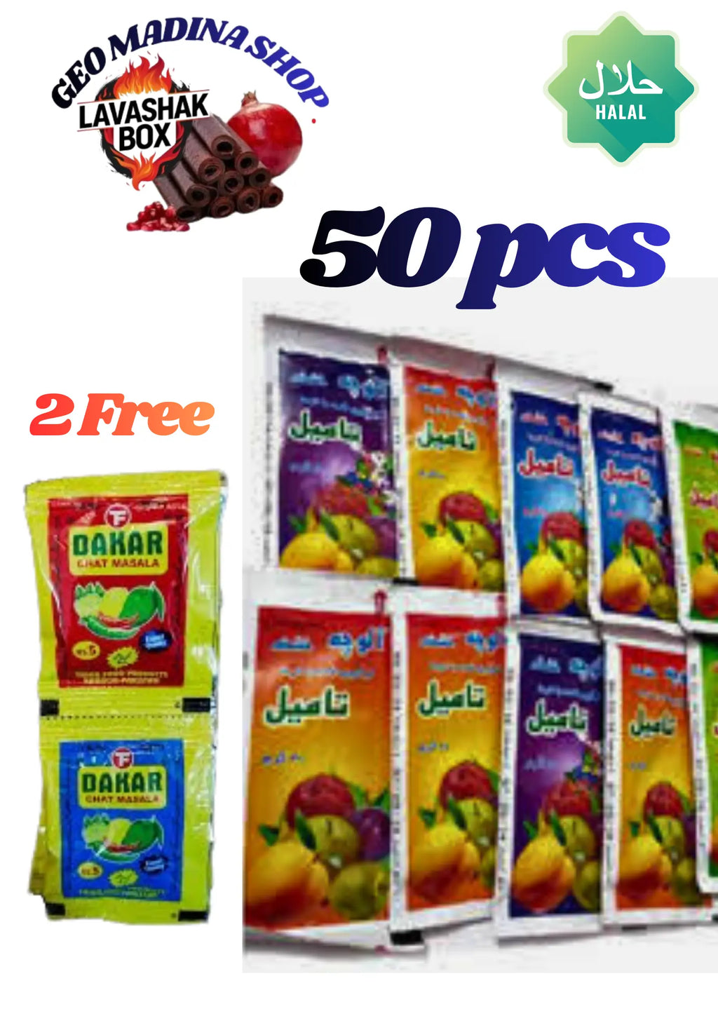 🔥 Lavashak Box Tamila Alucha 50 Pcs  Fruit Pulp - 100% Natural Pure | Chutney ; Desserts |#trendingnow lavashakbox